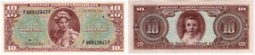 Ausland
Vereinigte Staaten von Amerika
10 Dollar o.J. (1958) Serie 541. I -, sehr selten