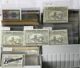 Lots
Deutschland
Düsseldorf und Umgebung: herrliche und sehr umfangreiche Sammlung von ca. 1380 verschiedenen Scheinen ab dem 19. Jh. bis zur Britis...