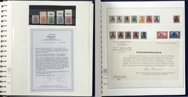 Lots und Sammlungen
Bes. I. WK/Abstimmungsgebiete/Memel 1914 bis 1923. Gestempelte, ungebrauchte und postfrische Sammlung, meist doppelt geführt auf ...