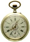 Uhren
Taschenuhren
Herrentaschenuhr "open face", um 1900. Ohne Herstellerangabe. 45 mm. Deckelgravur etwas verblichen/abgegriffen. technisch und opt...