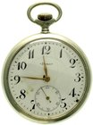 Uhren
Taschenuhren
Herrentaschenuhr "open face", nach 1905. Hersteller Doxa (Georges Ducommun, Le Locle, Schweiz). Gehäuse Argentan (Neusilber). Dur...