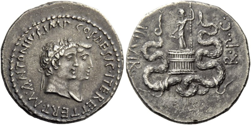 The Roman Republic 
 Imperatorial Issues 
 Marcus Antonius and Octavia. Cistop...