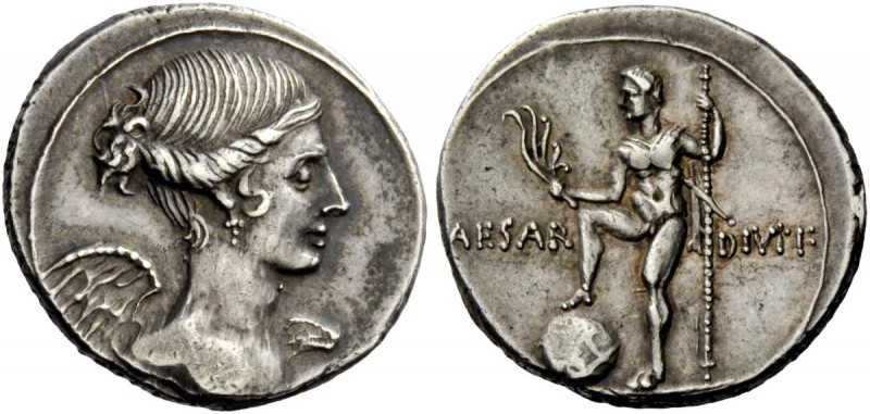 The Roman Empire 
 Octavian, 32 – 29 BC 
 Denarius, Brundisium or Roma 32-29 B...