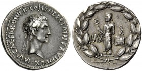 The Roman Empire 
 Octavian, 32 – 29 BC 
 Cistophoric tetradrachm, Ephesus Ioniae 28 BC, AR 26.70 g. IMP CAESAR DIVI F COS VI LIBERTATIS P R VINDEX ...