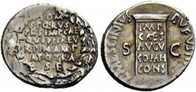 The Roman Empire 
 Octavian, as Augustus 27 BC – 14 AD 
 L. Mescinius Rufus. Denarius 16 BC, AR 3.84 g. I O M / S·P·Q·R·V·S / PR S IMP CAE / QVOD PE...