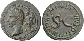The Roman Empire 
 Octavian, as Augustus 27 BC – 14 AD 
 M. Salvius Otho . Dupondius (?) 7 BC, Æ 20.35 g. CAESAR AVGVST PONT MAX TRI – BVNIC POT Lau...