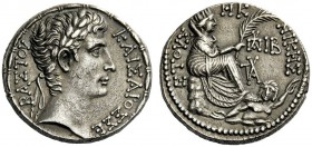 The Roman Empire 
 Octavian, as Augustus 27 BC – 14 AD 
 Tetradrachm, Antiochia 4-3 BC, AR 15.17 g. KAISAPOΣ ΣE – BAΣTOY Laureate head r. Rev. ETOYΣ...