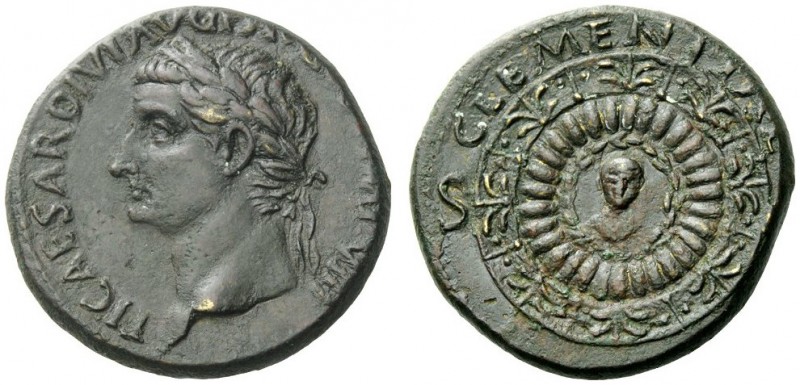 The Roman Empire 
 Tiberius, 14 – 37 
 Dupondius circa 16-22, Æ 15.90 g. TI CA...