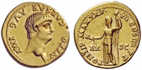 The Roman Empire 
 Nero augustus, 54 – 68 
 Aureus 60-61, AV 7.71 g. NERO CAESAR AVG IMP Bare head r. Rev. PONTIF MAX TR P – AVG COS IIII P P Ceres,...