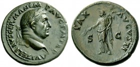 The Roman Empire 
 Vitellius, January – December 69 
 Dupondius circa late April-20 December 69, Æ 13.93 g. A VITELLIVS GERMAN IMP AVG P M TR P Laur...