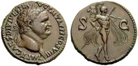 The Roman Empire 
 Titus augustus, 79 – 81 
 Sestertius, Eastern mint, Thrace (?) 80-81, Æ 26.10 g. IMP T CAES DIVI VESP F A – VG P M TR P P P COS V...