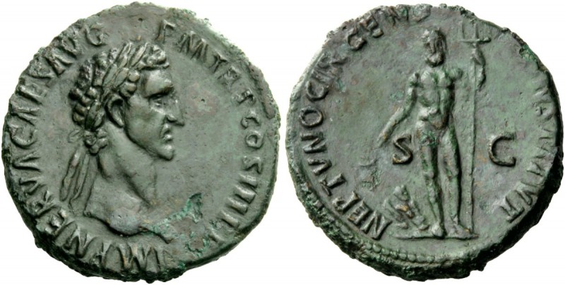 Biddr Numismatica Ars Classica Zurich Auctions 94 96 Lot 3 The Roman Empire Nerva 96 98 As 97 Ae 11 15 G Imp Nerva Caes Avg P M