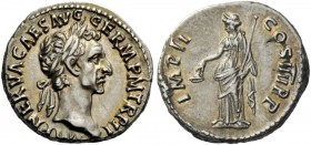 The Roman Empire 
 Nerva, 96 – 98 
 Denarius circa 98, AR 3.38 g. [I]MP NERVA CAES AVG GERM P M TR II Laureate head r. Rev. IMP II – COS IIII P P Li...