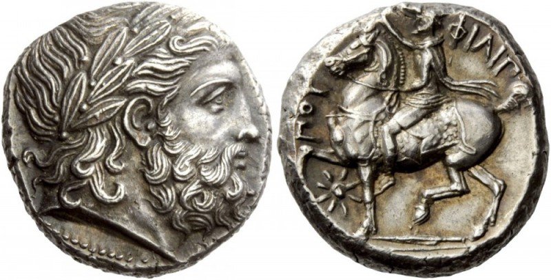 Greek Coins 
 Kings of Macedonia. Philip II, 359-336 BC. Tetradrachm, Pella, ci...