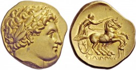 Greek Coins 
 Kings of Macedonia. Philip II struck under Philip III Arrhidaeus, 323-317 BC. Stater, Colophon circa 322-319 BC, AV 8.61 g. 
 Descript...