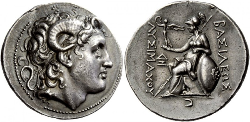 Greek Coins 
 Kings of Thrace, Lysimacus, 323-281. Tetradrachm, Lampsacus circa...