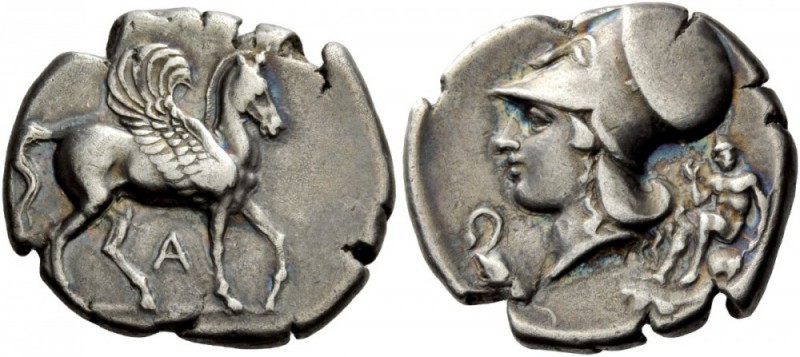 Greek Coins 
 Epirus, Ambracia. Stater circa 360-338 BC, AR 8.34 g. 
 Descript...
