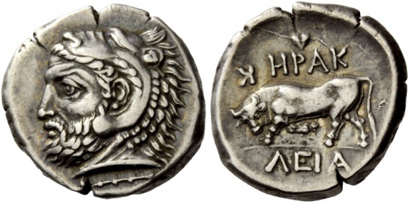 Greek Coins 
 Bithynia, Heraclea Pontica. Drachm circa 416 BC, AR 4.37 g. 
 De...