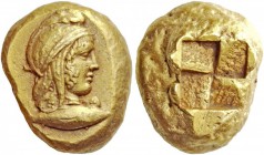 Greek Coins 
 Mysia, Cyzicus. Stater circa 450-430 BC, EL 16.08 g. 
 Description Head of Attis r., wearing Phrygian cap; below in field, tunny r. Re...