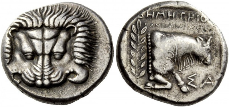 Greek Coins 
 Islands off Ionia, Samos. Demetrios, son of Antionaides, magistra...