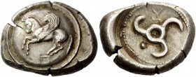 Greek Coins 
 Dynasts of Lycia, Khinakha (?), circa 500-400 BC. Stater, uncertain mint circa 500-440 BC, AR 9.96 g. 
 Description Pegasus flying l. ...