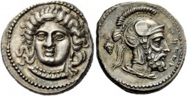 Greek Coins 
 Cilicia, Tarsus. Datames, 378-372, Stater, circa 378–372 BC, AR 10.66 g. 
 Description Stater, Tarsus circa 378–372 BC, AR 10.66 g. He...
