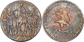 Prussia. Wilhelm II "Napoleon's Defeat" 3 Mark 1913-A MS66 PCGS, Berlin mint, KM534, J-110. A lovely example dressed in dappled pastel tones. 

HID098...