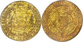 James I (1603-1625) gold Rose Ryal ND (1611-1612) XF45 PCGS, Tower mint, Star mm, Second coinage, S-2613, N-2079. In premium preservation for the type...