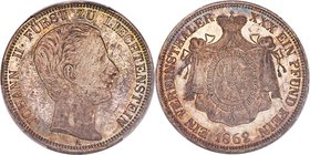 Johann II Proof Taler 1862-A PR66 PCGS, Divo-87, Dav-215. The sole certified Proof of this type by either NGC or PCGS. Restrikes were produced of this...