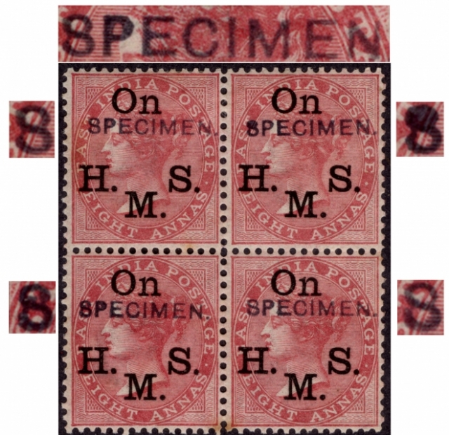 British India (Till 1947)
Specimen
Rare Specimen and Error Block of Four Victo...