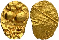 Gold Fanam Coin of Chalukya of Kalyana.