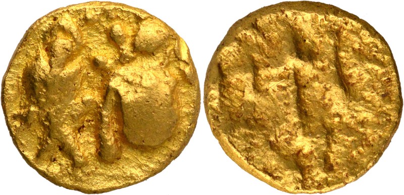 Hindu Medieval of India
Chola Empire
Gold Fanam
Gold Fanam Coin of Kulottunga...