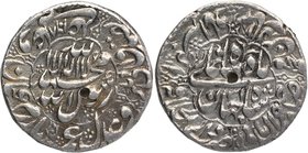 Silver One Rupee Coin of Shahjahan of Akbarabad Dar ul Khilafa Mint.