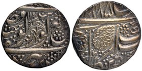 Silver One Rupee Coin of Sher Singh of Sri Amritsar Mint of Sikh Empire.