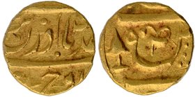Gold Two Third Mohur Coin of Bhupindar Singh of Patiala.
