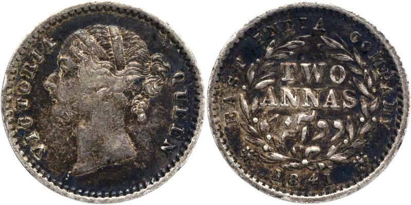 British India
Annas 2 (Silver)
Annas 02 
Silver Two Annas Coin of Victoria Qu...