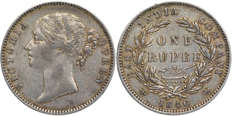 British India
Rupee 1
Rupee 01
Silver One Rupee Coin of Victoria Queen of Mad...