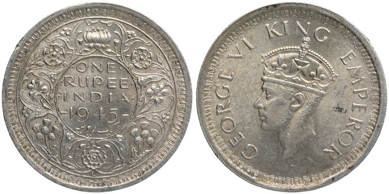 British India
Rupee 1
Rupee 01
Silver One Rupee Coin of King George VI of Lah...