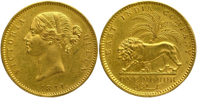 British India
Mohur 1
Mohur 1
Gold One Mohur Coin of Victoria Queen of Calcut...