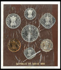 Rare Proof Set Regular Issue of Bombay Mint of Republic India of 1950.