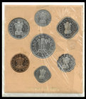 Rare UNC Set Regular Issue of Bombay Mint of Republic India of 1954.