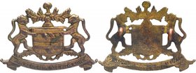 Brass Coat of Arms of Bikaner State.