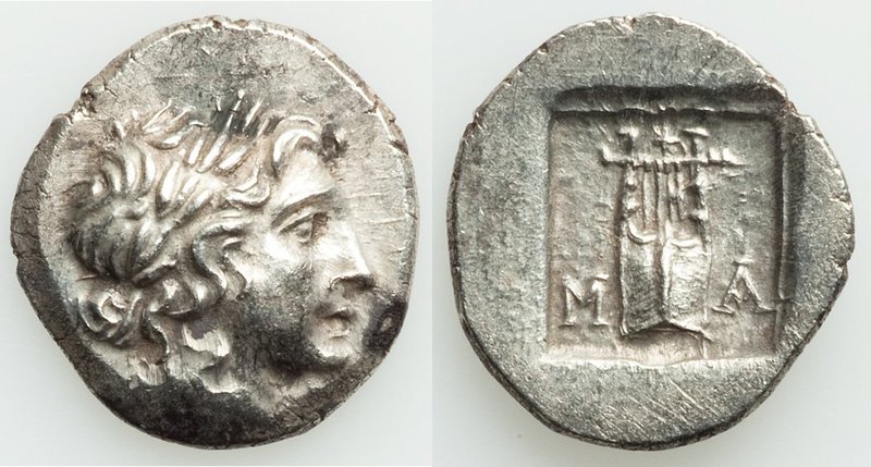 LYCIAN LEAGUE. Masicytes. Ca. 1st century BC. AR hemidrachm (15mm, 2.12 gm, 12h)...
