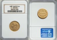 Victoria gold Sovereign 1855-SYDNEY VF35 NGC, Sydney mint, KM2. Two year type. 

HID09801242017