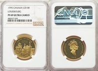 Elizabeth II gold Proof 100 Dollars 1995 PR69 Ultra Cameo NGC, Royal Canadian mint, KM260. AGW 0.2499 oz. 

HID09801242017