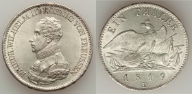 Prussia. Friedrich Wilhelm III Taler 1819-D UNC, Munich mint, KM396. 34.4mm. 22.21gm. 

HID09801242017
