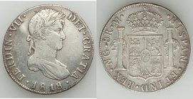Ferdinand VII 8 Reales 1818 NG-M XF, Guatemala City mint, KM69. 37.4mm. 26.90gm.

HID09801242017