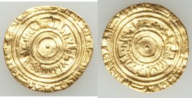Fatimid. al-Aziz (AH 365-386 / AD 975-996) gold Dinar AH 3x3 (AD 983-993) VF, Misr mint, A-703. 19.8mm. 3.74gm. 

HID09801242017