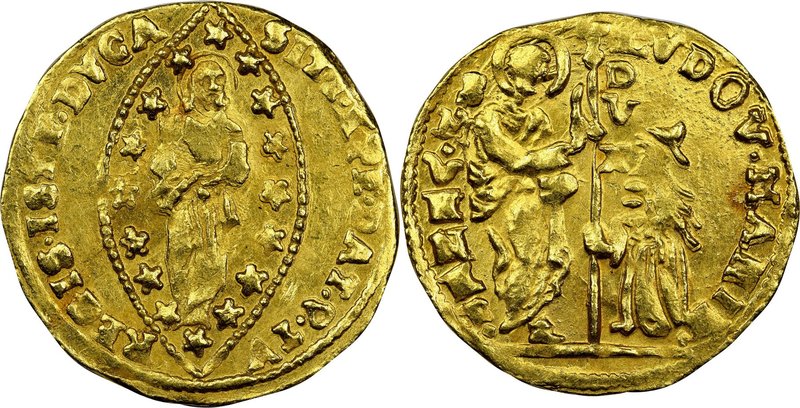 Venice. Ludovico Manin gold Zecchino ND (1789-1797) MS63 NGC, KM755, Fr-1445. 21...