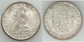 Charles III 8 Reales 1774 Mo-FM AU, Mexico City mint, KM106.2. 40.3mm. 26.85gm. Nicely struck details, prooflike luster. 

HID09801242017